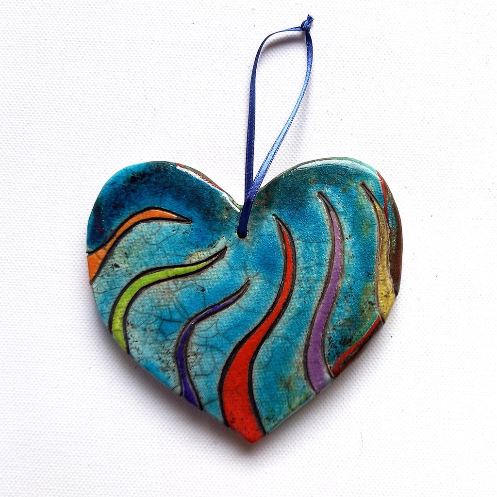 'Raku Hearts' by Annabel