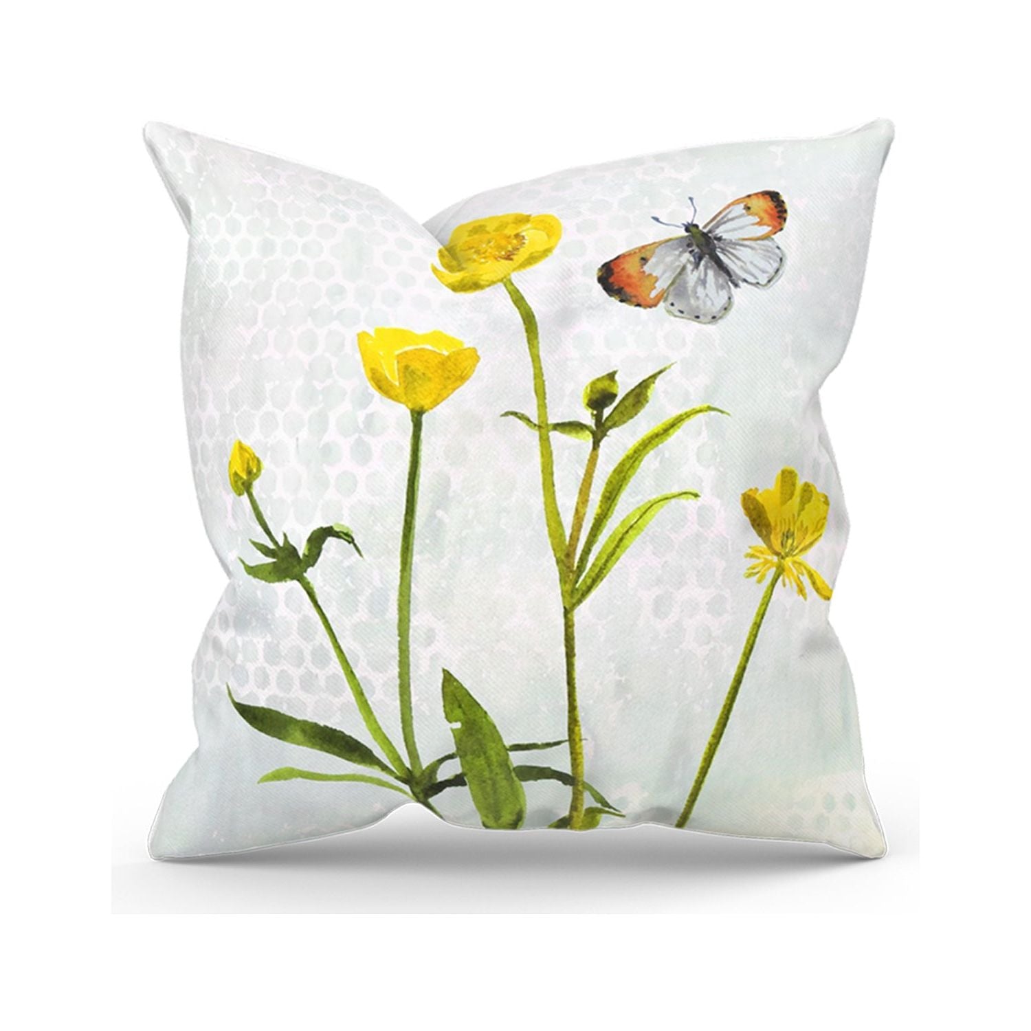 'Buttercup' Wildflower Cushion