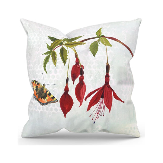 'Fuschia' Wildflower Cushion