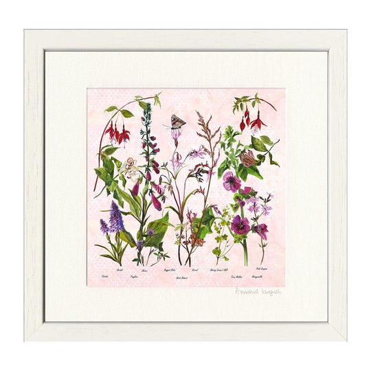 Wildflowers 'The Pinks' Print