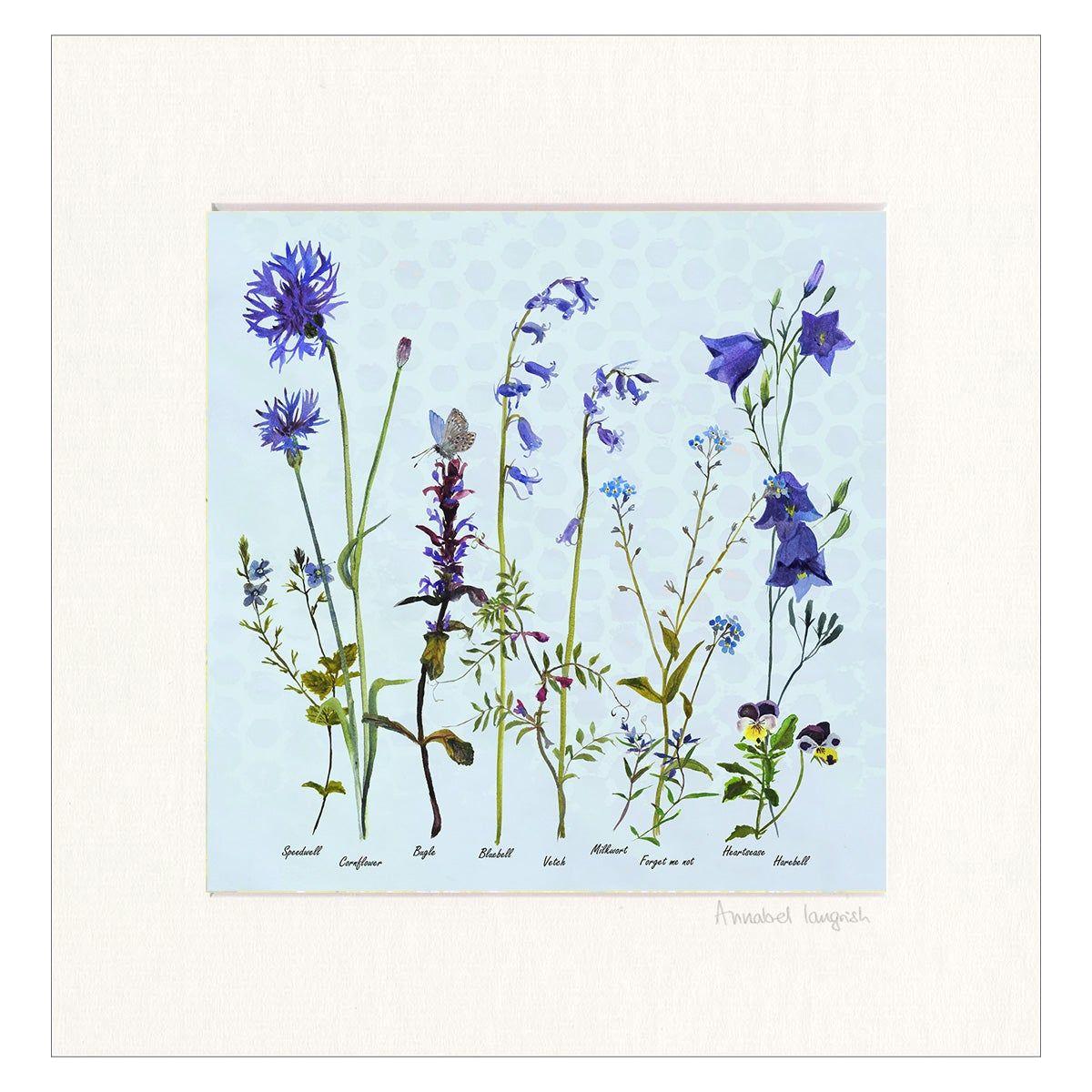 Wildflowers 'The Blues' Print