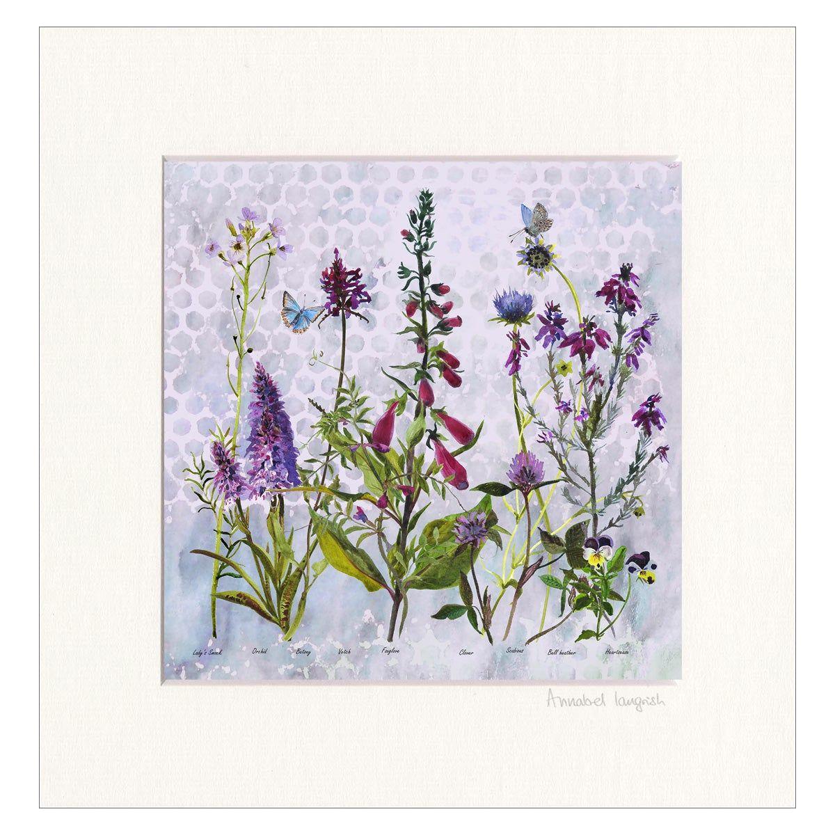 Wildflowers 'Purples' Print